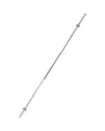Barre GetFit GF139 180 cm chromée avec vis