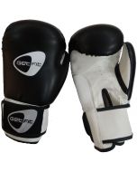 Gants de boxe PU Couleur Blanc et Noir GetFit GF737