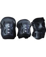 Jeu de protections JUNIOR noir poids utilisateur de 25 à 50 kg NEXTREME