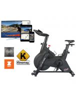 Enerfit Spin Bike Magnétique SPX 9500 App I console kinomap Zwift Volant d'inertie 25 kg