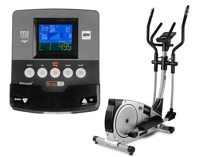 Vélo elliptique nls12 dual noir bh fitness store