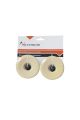 Paire de roues ivoire 70x50 mm Pu avec roulements Abec7 pour Longboard Cruiser Land Nextreme Cod.GRG-126