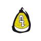 SAC À DOS ÉPAULE HAUTE PUISSANCE NOIR / JAUNE / BLANC