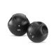 BOULE MÉDICALE à double prise 9 kg HAUTE PUISSANCE