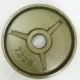 Disque de poids olympique 7,5 kg Ironman gris - trou 50 mm