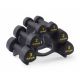 Tribell Studio Dumbbell 12kg Set (1, 2, 3kg pairs) w / Stand Black ZIVA JOHNSON