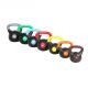 Kettlebell 6 kg noir et orange GetFit GF174