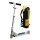 SCOOTER - scooter 2 roues. Cadre en aluminium, roulements ABEC 5, roues en PU, avec sac à dos de transport ROVERA