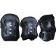 Jeu de protections JUNIOR noir poids utilisateur de 25 à 50 kg NEXTREME