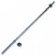 Barbell 180 cm chromé fermeture à vis 25 mm de diamètre