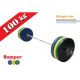 Kit Crossfit Olympique Bumper Disques Pare-chocs 100 kg avec barre 220 Cm charge 320 kg