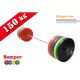 Kit Crossfit Olympique Disques Pare-Chocs 150 kg avec Barre 220 Cm charge 320 kg