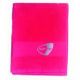 Serviette de gym avec bords Jacquard Fuxia couleur Getfit cod. FRISOTTÉS