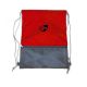 Sac à chaussures GetFit rouge et gris GFB003 + RG