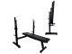 Banc avec haltères pliables Pbx 2200 Tecnofit avec 50 kg de poids Code SY3001PBX220kit50kgvinile