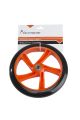 Roue noir-orange diamètre 200 mm en Pvc avec roulements Abec7 pour scooters Nextreme Cod.GRG-112