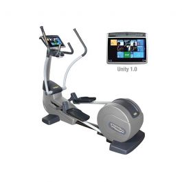 Vélo elliptique Excite Synchro 700 Unity avec volant d'inertie arrière TechnoGym Ex Exhibition